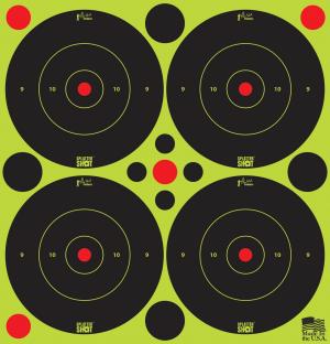 Pro-Shot 3B-GREEN-48 3" SPLATTERSHOT BULLSEYE TRG
