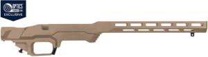 MDT LSS-XL Gen2 Chassis System, Howa 1500/Weatherby Vanguard, Short Action, Carbine Interface, M-LOK, FDE, 103267-FDE