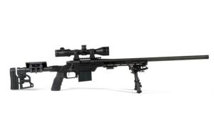 MDT LSS-XL Gen2 Chassis System, Fixed Stock, Howa 1500/Weatherby Vanguard, Short Calibers, Right Hand, Black, 103363-BLK