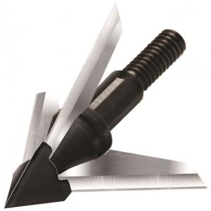 Qad Exodus Broadhead, Swept, 125 grain, Black, Pack of 3, BX125-S