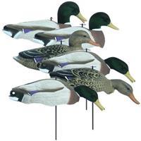 Higdon&amp;reg; Magnum Full Form Shell Mallard Decoys with Flocked Heads, 6 Pack