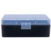 404 - .22 Horn./.30 Carb. 50rd Clear/black Ammo Box