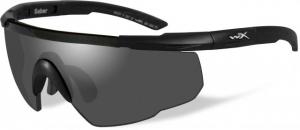Wiley X Saber Advanced Sunglasses - Smoke Grey Lens / Matte Black Frame, 302