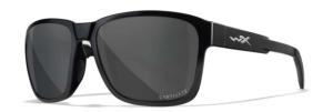Wiley X WX Trek Sunglasses, Matte Black Frame, Captivate Polarized Grey Lens, AC6TRK18