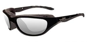 Wiley X AirRage Sunglasses - Clear Lens / Gloss Black Frame, 693