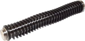 Centennial Defense Systems MOD2 Stainless Steel Guide Rod Assembly for Gen 1-3 Glock 19 w/Flat Face Screw, 15lb Spring, Stainless Steel, No Coating, 10741