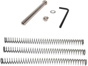 Centennial Defense Systems Stainless Steel Guide Rod Competition Kit for Gen 1-3 Glock 19, Stainless Steel, No Coating, Torx Screw, 11lb,13lb,15lb Springs, 13547