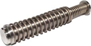 Centennial Defense Systems Stainless Steel Guide Rod Assembly for Gen 5 Glock 17, Stainless Steel, No Coating, 17lb Spring, 14236