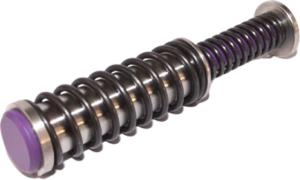 Centennial Defense Systems Stainless Steel Guide Rod Assembly for Gen 1-5 Glock 26,27, Purple, 16lb Spring, 14370
