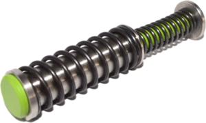 Centennial Defense Systems Stainless Steel Guide Rod Assembly for Gen 1-5 Glock 26,27, Zombie Green, 16lb Spring, 14390