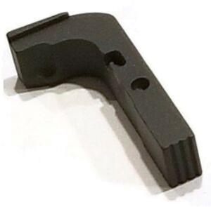 Centennial Defense Systems Extended Mag Release w/2.5lb Spring for Gen 1-3 9mm, .40S&W, .357SIG Glock, Serrated, Glock Gray, 20592