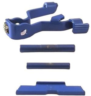 Centennial Defense Systems Extended Control Kit for Gen 5 Glock, 2 Pins, Blue, 40317