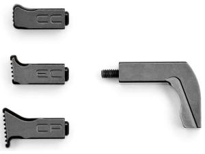 Agency Arms Modular Magazine Release Kit Glock 17, 19, 22, 23, 24, 25, 26, 27, 28, 31, 32, 33, 34, 35, 37, 38, 39 Gen 3 Aluminum Black - 907427
