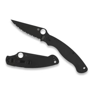 Spyderco Military 2 Military 2 Folding Knife, 4in, CPM S30V Steel, G-10 Black Handle, SpyderEdge, Black, C36GSBK2