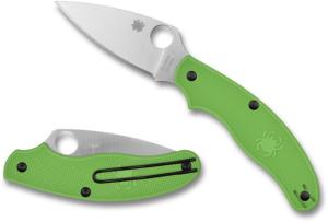 Spyderco Uk Penknife Salt Green Lc200n - Plain Edge - C94PGR