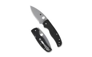 Spyderco SPYDERCO SHAMAN LTWT 3.58" BLK/SLV