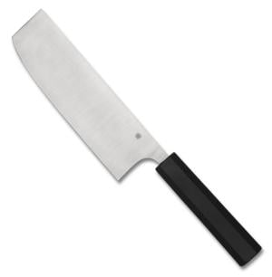 Spyderco Carter Minarai Nakiri 7.25" CTS BD1N Steel Blade Black Polypropylene Handle