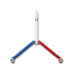 Spyderco BaliYo Red, White and Blue Butterfly Pen with Red, White and Blue Polymer Handle with Fisher Space Pen Ink Cartridge Model YUS100