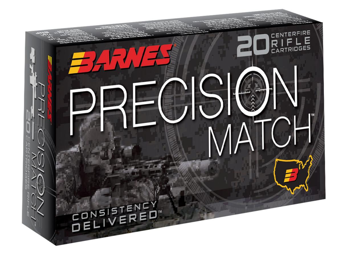 Barnes Bullets Precision Open Tip Match 175 Grain Brass .308 Win 20Rds