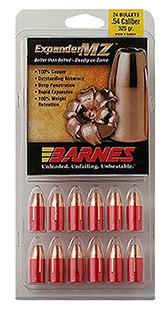Barnes 30679 Muzzleloader 54 Black Powder Expander MZ 275 GR 24Pk