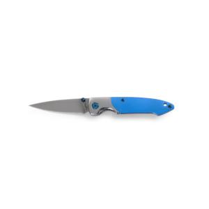 Brighten Blades Oyster Cult Not So Heavy Metal Knife w/Case, 2.5in, 8Cr13MoV Stainless Steel, Drop Point, Gray, BB-129