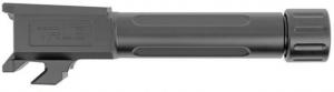 True Precision Springfield Hellcat Threaded Barrel, 9mm, 1-10 Twist, 416R Stainless Steel, Black DLC, TP-SHCB-XTBC