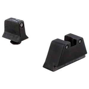 Trijicon Bright & Tough 3-Dot BLK Outline/GRN Front/YLW Rear Night Sight Suppressor Set for Standard Frame Glock Models 600663