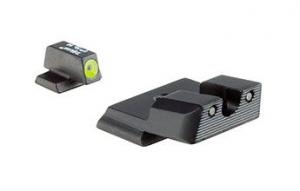 Trijicon HD XR Night Sight Set, Yellow Front Outline for Smith and Wesson SHIELD .40, .45, and 9mm, Black, 600855