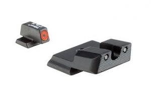 Trijicon HD XR Night Sight Set, Orange Front Outline for Smith and Wesson SHIELD .40, .45, and 9mm, Black, 600856