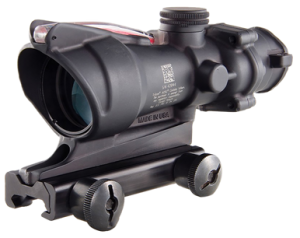 Trijicon TA31D100288 ACOG Matte Black 4x32mm Illuminated Red Chevron .223/5.56 BDC Reticle 159164