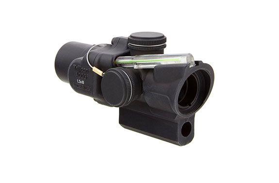 Trijicon 1.5x16S Compact ACOG Riflescope,Dual Illuminated Green Ring,2 MOA Center Dot Reticle w/M16 Carry Handle Base and Mounting Screw 400140