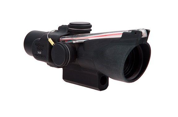 Trijicon 2x20 Compact ACOG Riflescope,Dual Illuminated Red Crosshair Reticle w/ M16 Carry Handle Base and Mounting Screw 400151