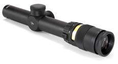 Trijicon AccuPoint 1-4x24 30mm Riflescope, Amber Standard Crosshair Reticle 200070