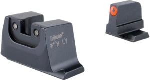 Trijicon Suppressor/Optic Height Sight Set with Orange Front/Black Rear & Green Tritium - for M&P C.O.R.E, M&P M2.0 Optics Ready, Black, 601148