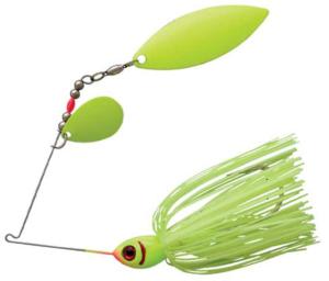 Booyah Glow Blade Spinnerbait, 1/2oz, Chartreuse, BYGBT12617