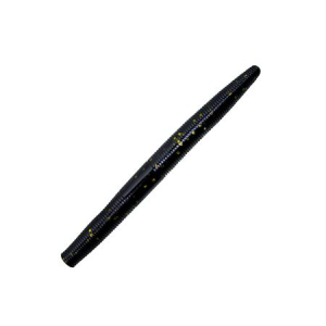 Yum Dinger Soft Stick Bait - Black Gold Flake