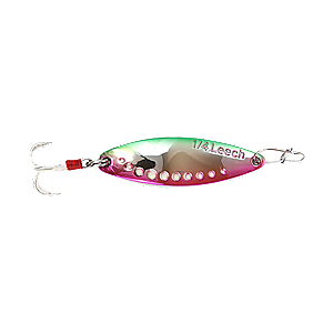 Clam Outdoors Leech Flutter Spoon - gold