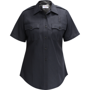 Flying Cross Justice Women's Short Sleeve Shirt W/ Traditional Collar - Lapd Navy 157R84 86 40 N/A