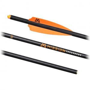 Mission Crossbows Premium Bolt Pack - 3 Pack, 19 inch, 300 Grain, Black/Orange, 80792