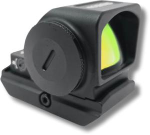 Gideon Optics Granite MOS Competition 1x 28.33x22.5mm Reflex Red Dot Sight 8 MOA Green Dot Reticle Black