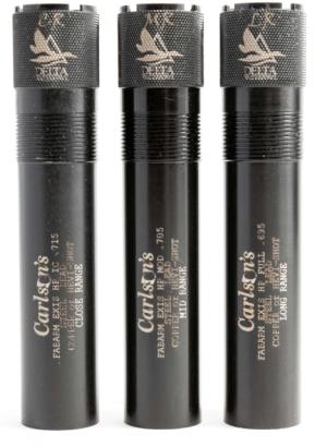Carlson's Choke Tubes Delta Waterfowl 12 Gauge Choke Tube, Fabarm, HP, Close Range / Mid-Range / Long-Range Set, Black, 07759