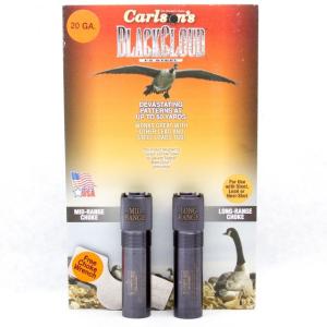 Carlson's Choke Tubes Black Cloud Beretta/Benelli Mobil 20ga 2 Pack MR & LR, Titanium 09122