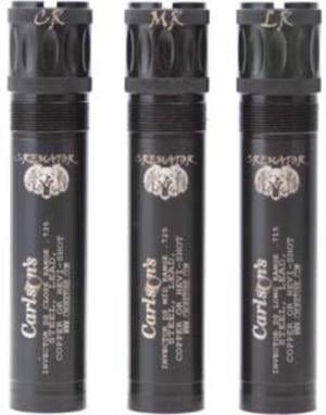 Carlson's Choke Tubes Cremator Non-Ported 12 Gauge Browning Invector DS Waterfowl Choke Tubes - 3 Pack Close Range, Medium Range & Long Range, Black, 11679