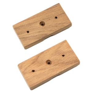 Whitecap Teak Rod Storage Rack Mounting Brackets - Pair, 60609