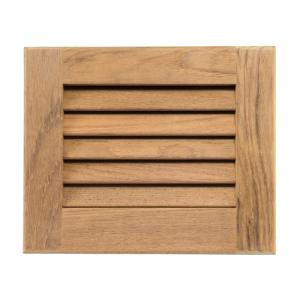 Whitecap Teak Louvered Insert - 7-1/2 x 9-1/8 x 3/4, 60712
