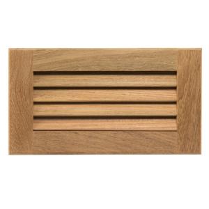 Whitecap Teak Louvered Insert - 6-3/8 x 11-3/16 x 3/4, 60714