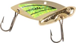 Reef Runner Cicada Blade Lure, Gold/Chartreuse, 1 5/8in, 1/4oz, 30201