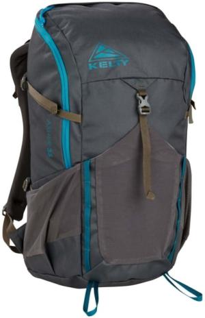 Kelty Asher 35L Daypack, Beluga/Stormy Blue, One Size, 22628622BEL
