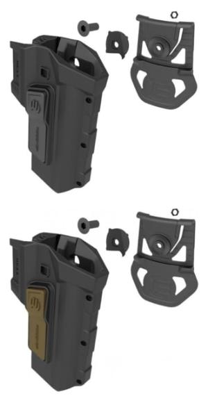 Recover Tactical HC11 Active Holster For The 1911 With CC3H/P, Right Hand, Black, HC11AR-01