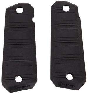 RECOVER 1911 GRIPS RG11 & RG15 SET BLACK QUICK CHANGE RUBBER GRIPS